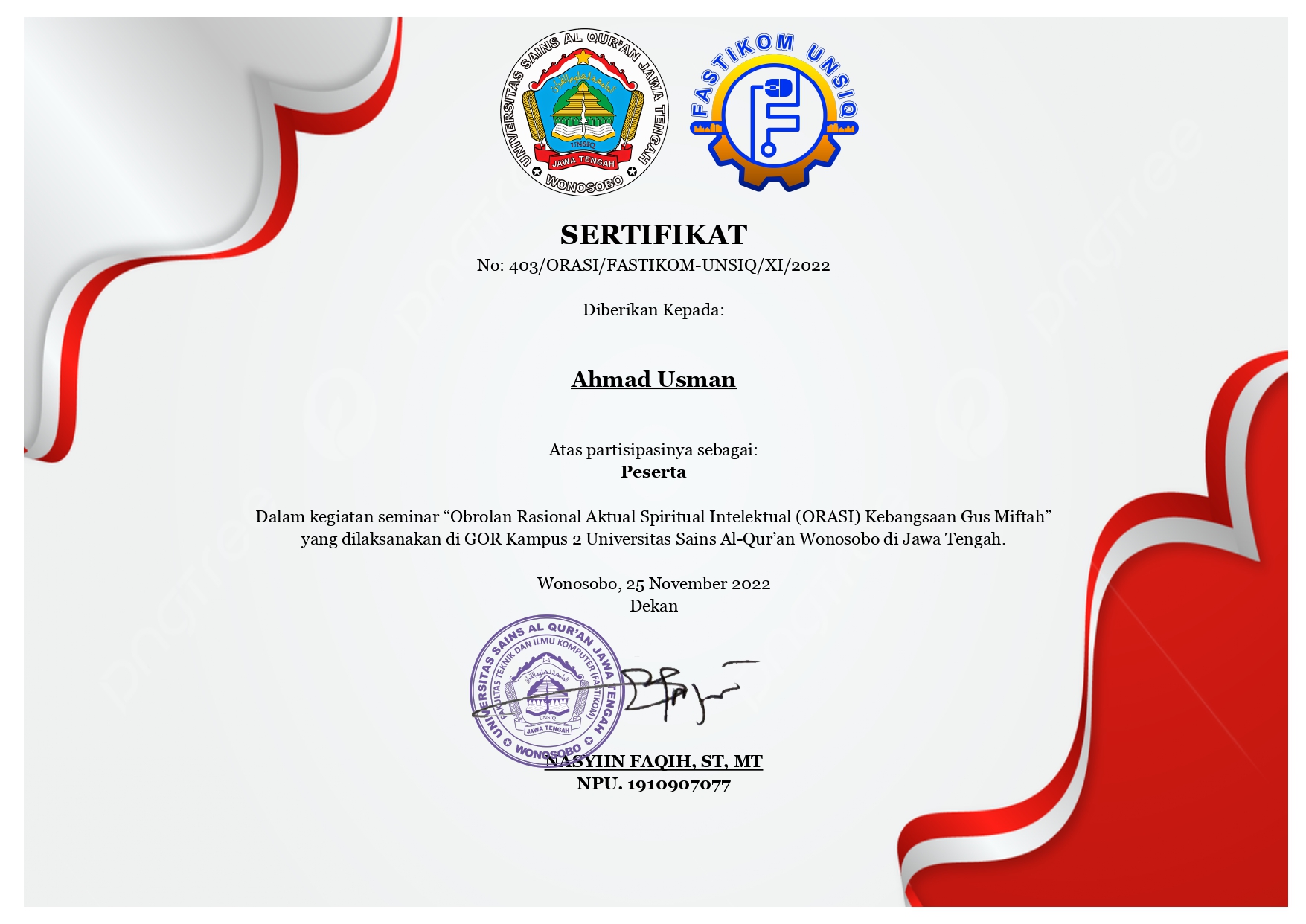 Orasi Kebangsaan